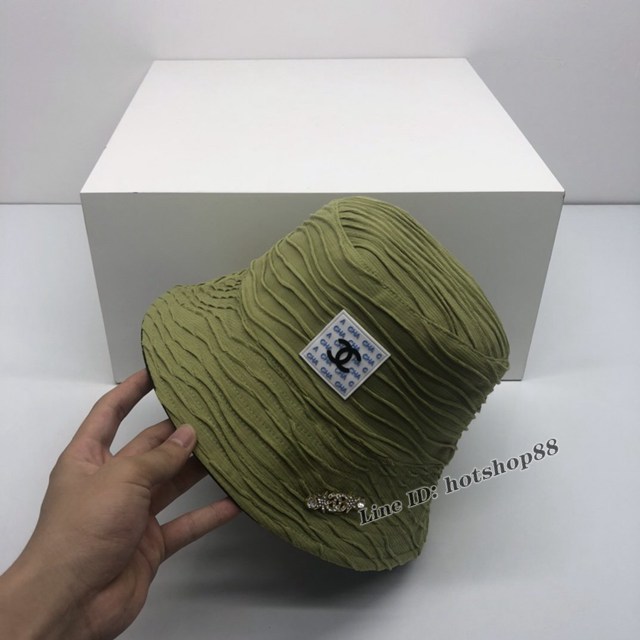 CHANEL專門店新款香奈兒百搭款漁夫帽遮陽帽 mmyj3523